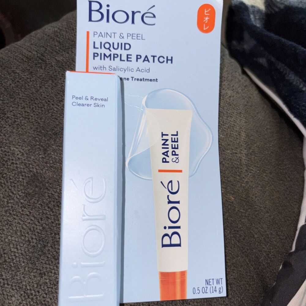 Bioré Paint and Peel Liquid Pimple Patch, Invisible Pimple Patch with SALICYLIC